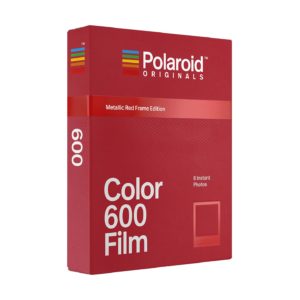Polaroid 600 Color Sofortbildfilm : Metallic Red - 8 Aufnahmen