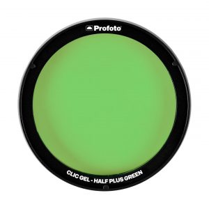Profoto A1/C1 Clic Gel Half Plus Green
