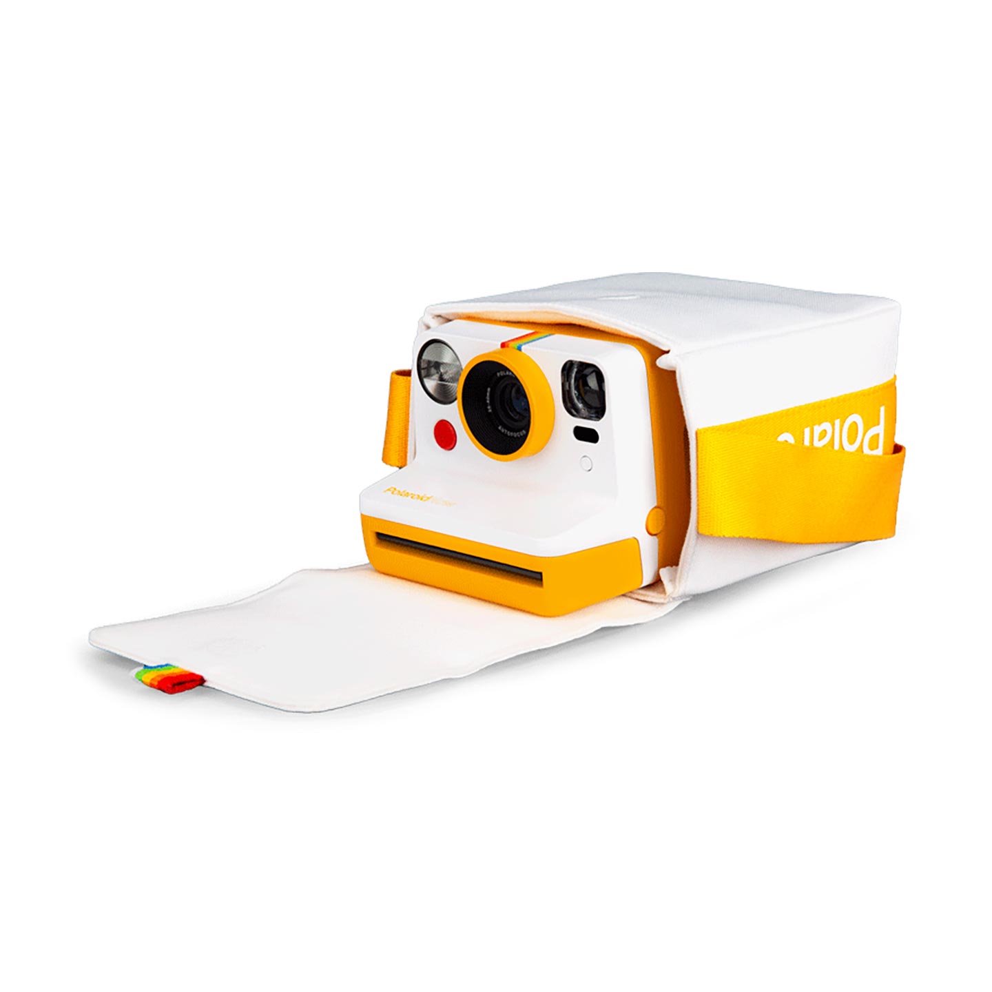 Polaroid Now Kameratasche : Weiß/Gelb
